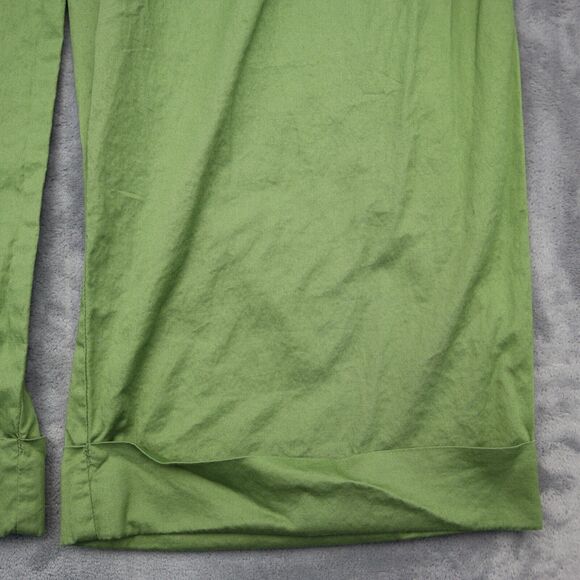 Bag Age Shorts Womens 20 Green High Rise Cotton Medium Wash Elastic Waist - Picture 12 of 16